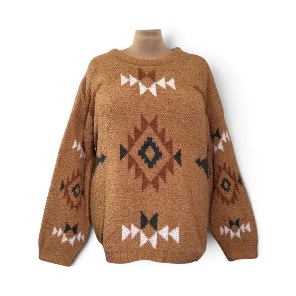 HEYSON Western Cozy Aztec Sweater, NWT! Size 3XL